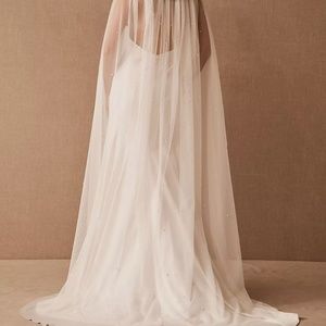Sleeper Sheer Embellished Cape
